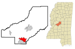 Madison County Mississippi Incorporated and Unincorporated areas Madison Highlighted